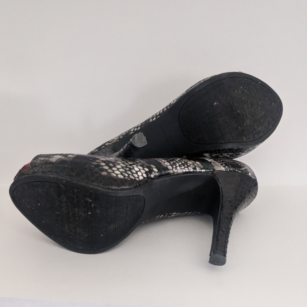 RAMPAGE Open Toe Heels - Picture 4 of 5
